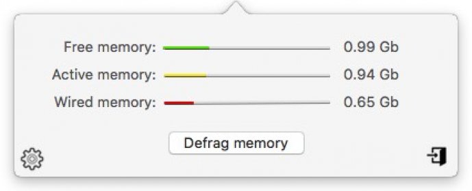 Defrag Memory Window