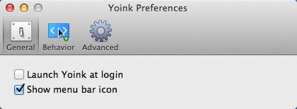 Yoink 3.1 : Program Preferences