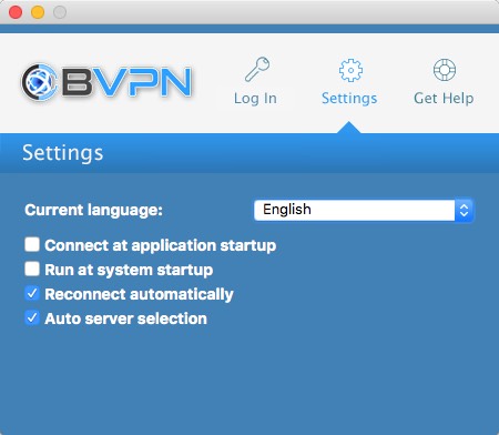 b.VPN 2.2 : General Preferences