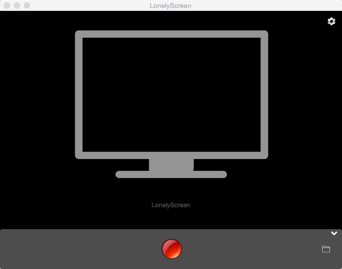 LonelyScreen 1.2 : Main window