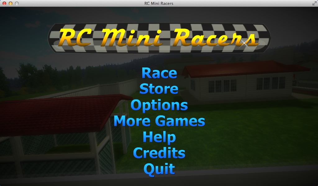 RC Mini Racers 2.8 : Main Menu