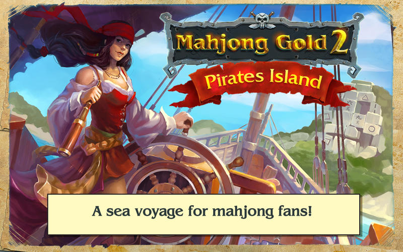 Mahjong Gold 2 Pirate Island Solitaire 1.0 : Main Window