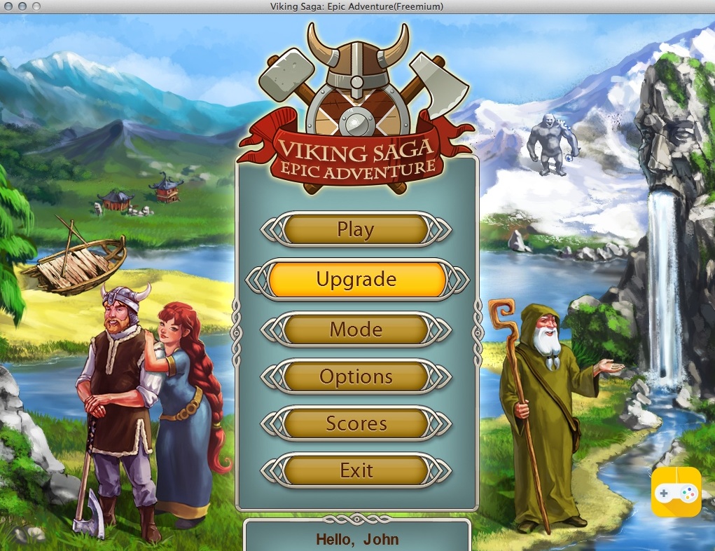 Viking Saga - Epic Adventure 1.0 : Main Menu