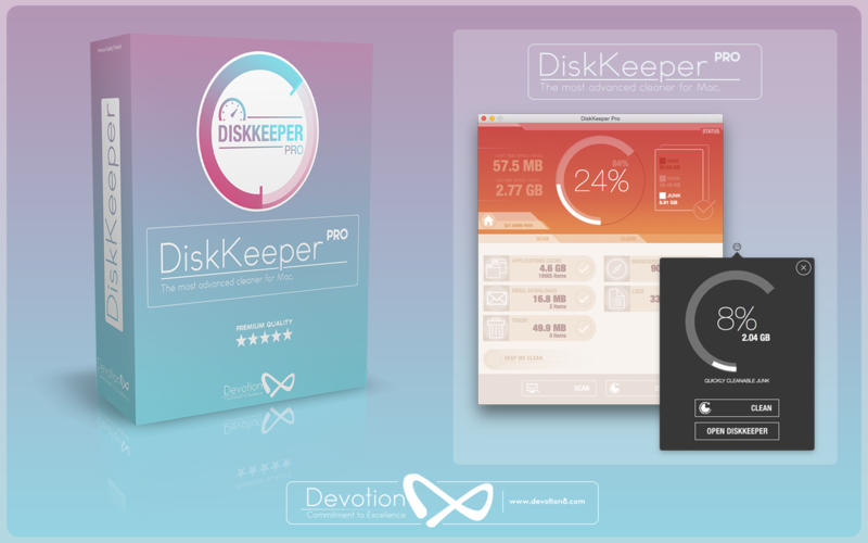 DiskKeeper Pro 1.1 : Main Window