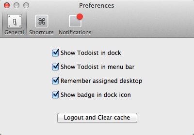Todoist: To Do List | Task List 6.2 : Program Preferences