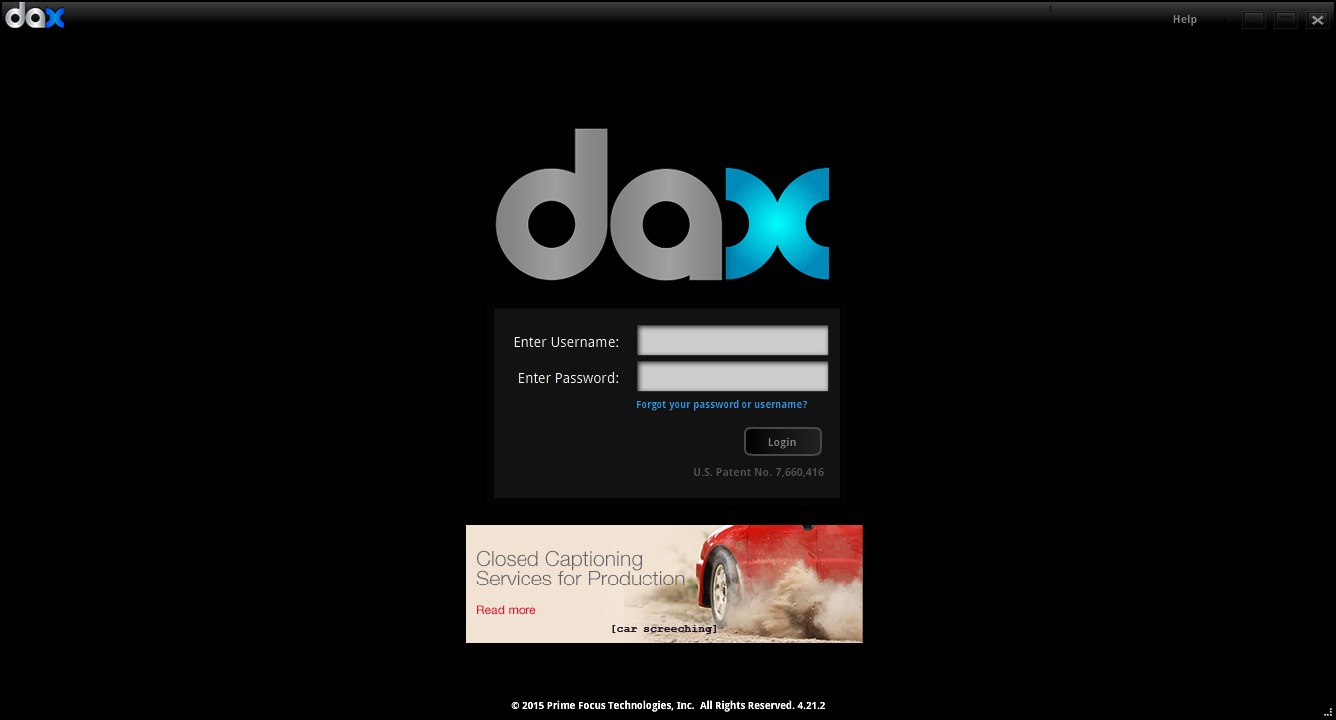 DAX AIR 4.2 : Main window