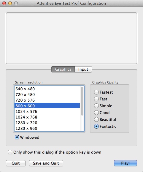 Attentive Eye Test 2.3 : Configuring Display Settings