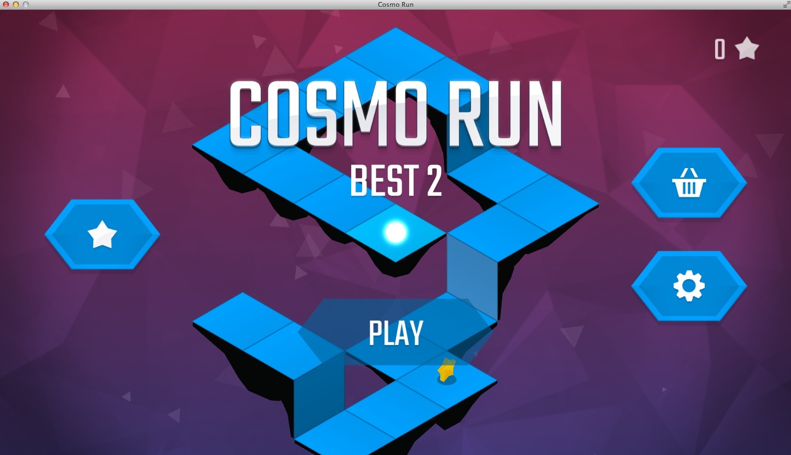 Cosmo Run 2.4 : Main Menu