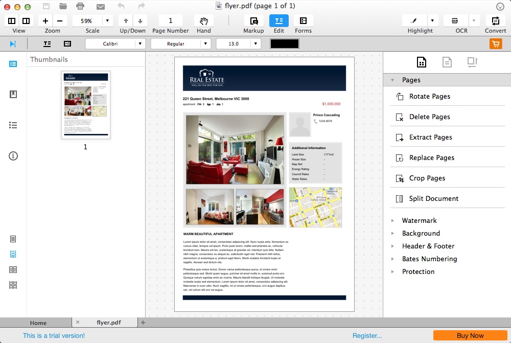 iSkysoft PDF Editor Pro : Editing PDF