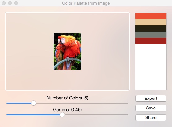 Color Palette from Image 1.5 : Checking Image Color Palette