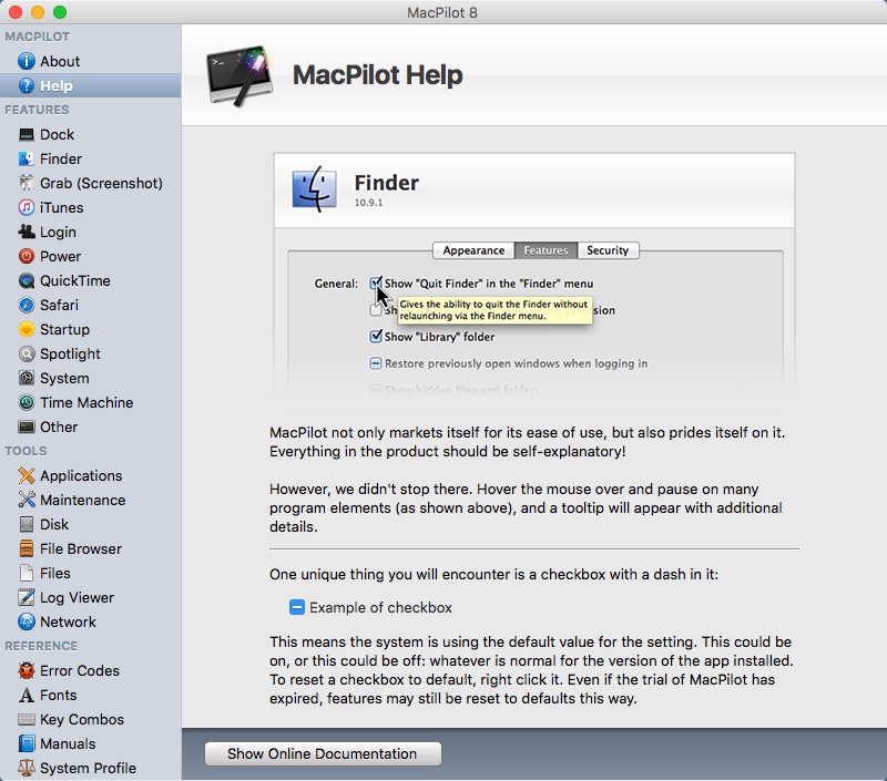 MacPilot 8.0 : Help Guide