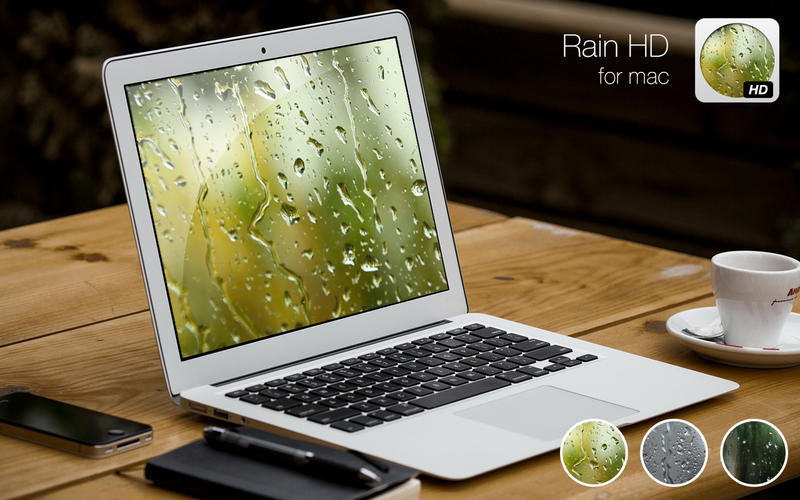 Rain HD 1.0 : Main window
