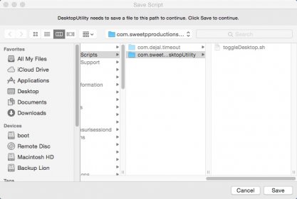 Selecting Destination Folder For New Script