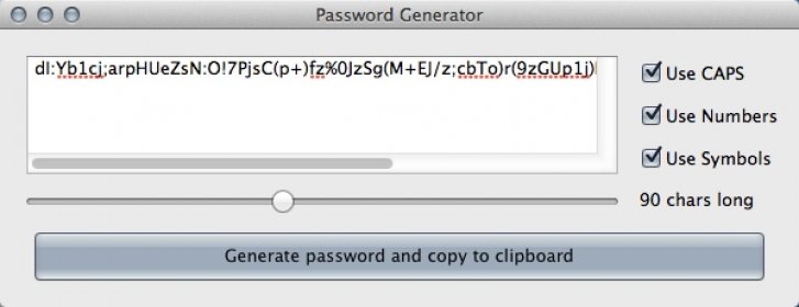 Generating Long Password