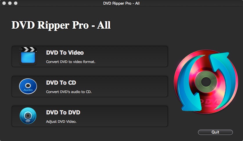 DVD Ripper Pro - All 3.3 : Main window
