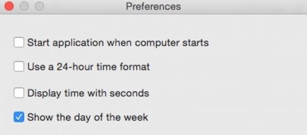 Preferences Window