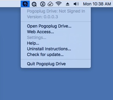 Pogoplug Drive 0.0 : Main window