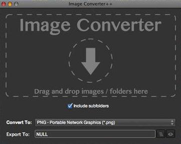 Image Converter++ 2.0 : Main window