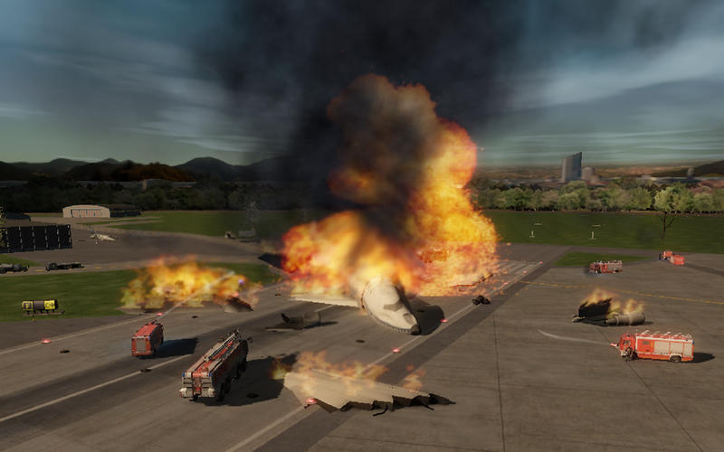 Airport Firefighter Simulator 2013 1.0 : Main window