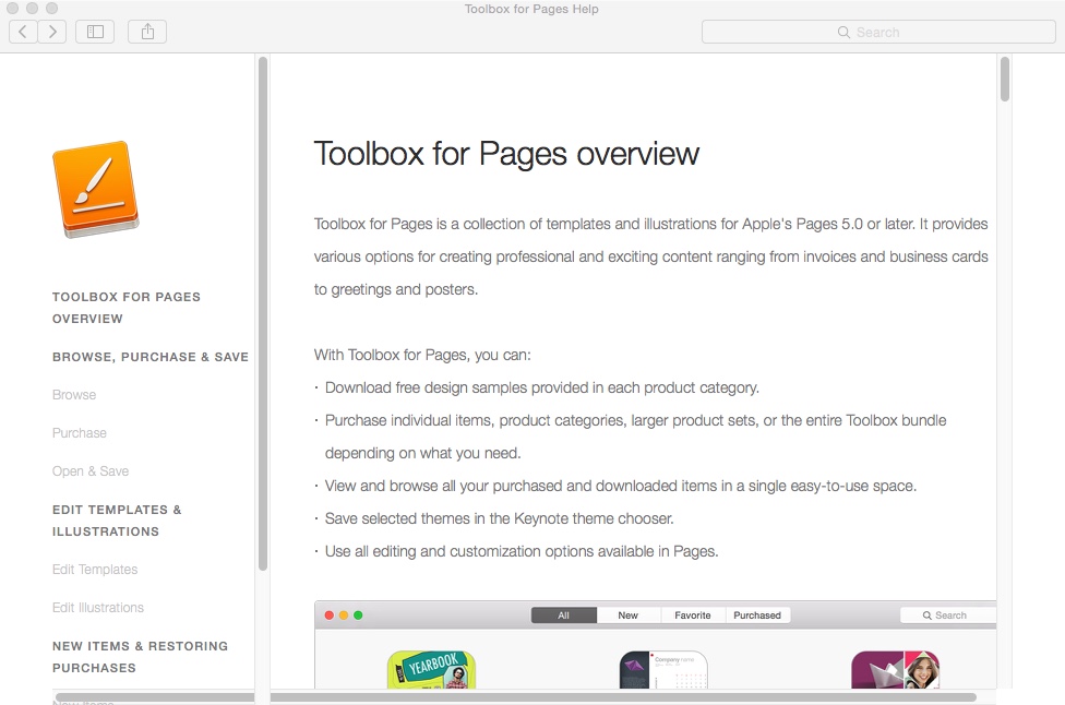 Toolbox for Pages 2.2 : Help Guide
