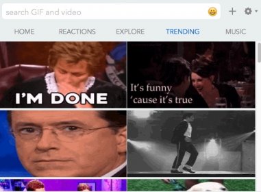 Checking Trending GIFs