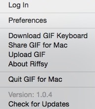 GIF Keyboard 1.0 : Main Menu
