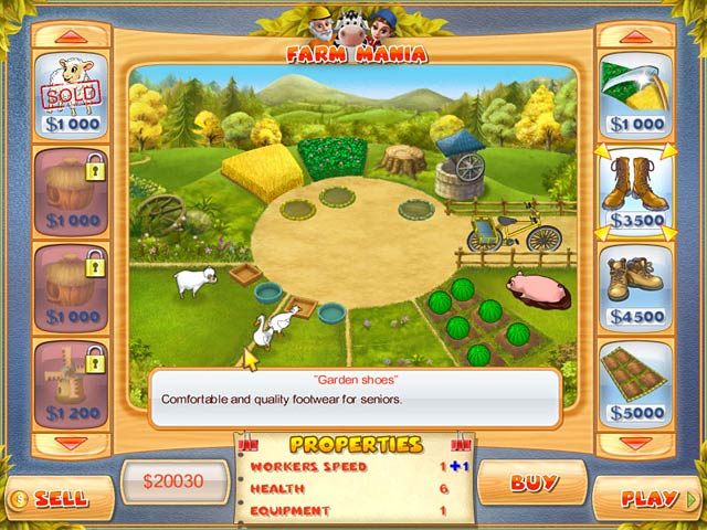 Farm Mania: Hot Vacation 1.1 : Menu