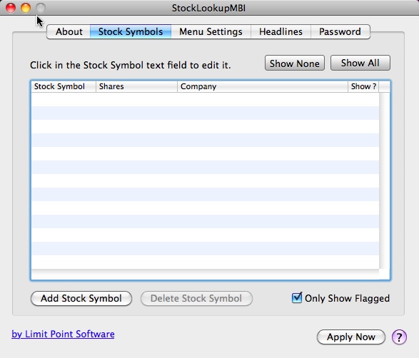 StockLookupMBI 1.3 : General View