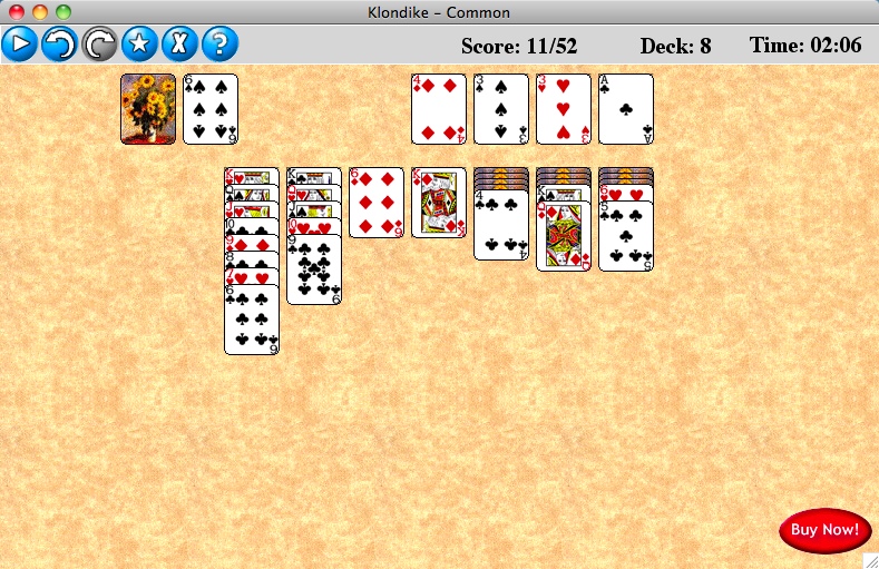 Ideal Solitaire 1.1 : Main Window