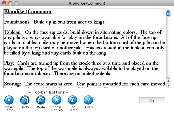 Ideal Solitaire 1.1 : Game Rules