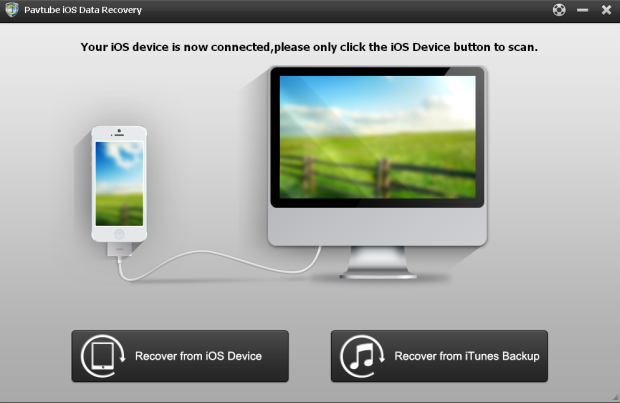Pavtube iOS Data Recovery for Mac 1.0 : Main window