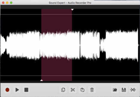Sound Expert - Audio Recorder Pro 1.0 : Main Window