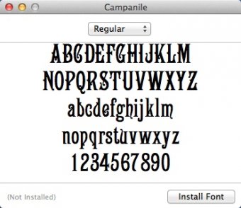 Preview Font
