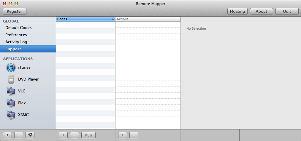 RemoteMapper 1.2 : Main Window