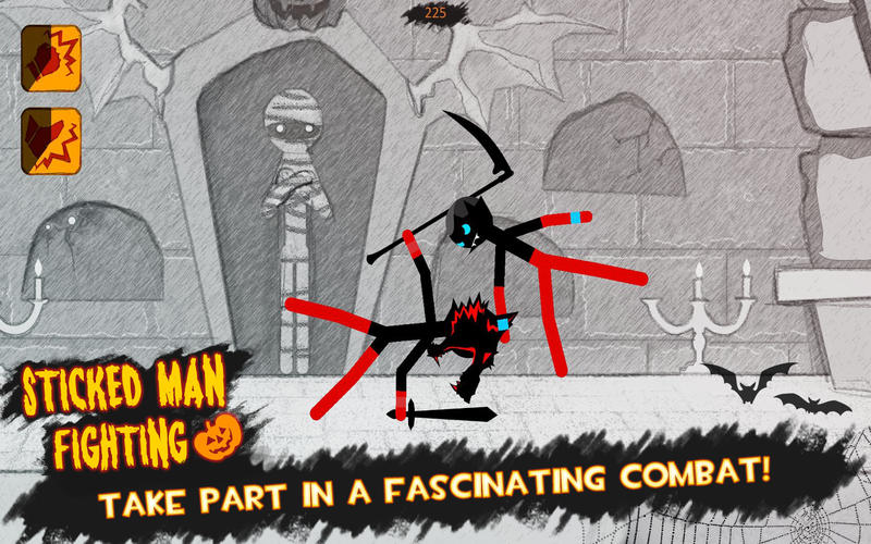 Sticked Man Fighting - Halloween Edition PRO 1.0 : Main Window