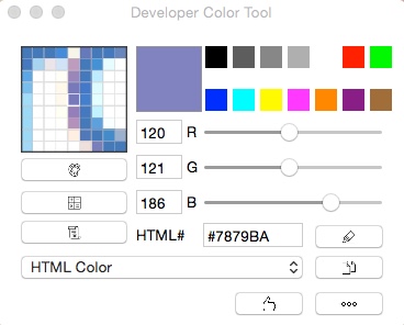 Developer Color Tool 10.1 : Main Window