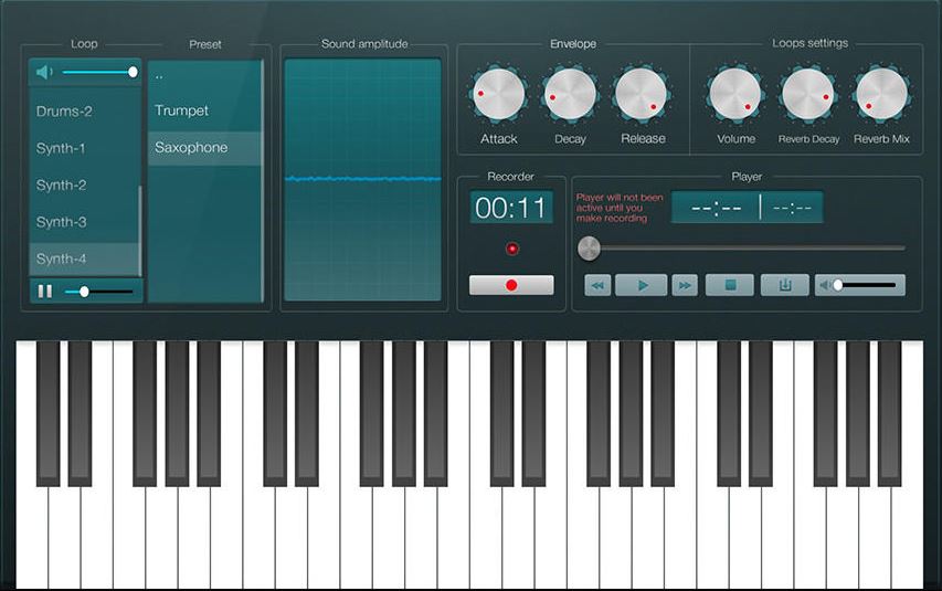 Synth FX - Create And Play 1.0 : Main Window