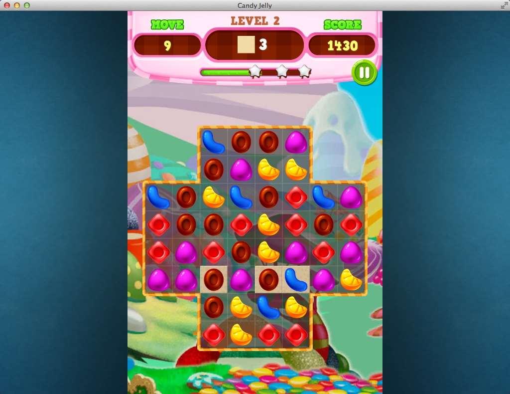 Candy Jelly 1.0 : Gameplay Window