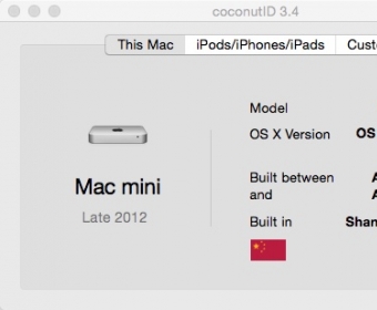 Mac Info Window