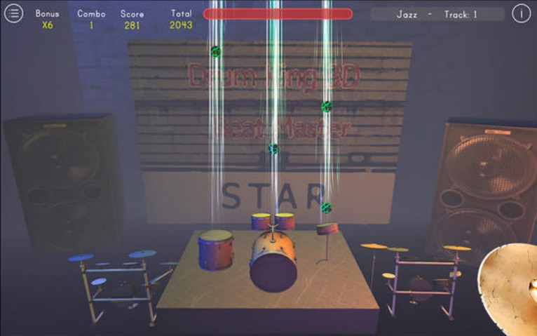 Drum King 3D - Beat Master 2.0 : Main Window