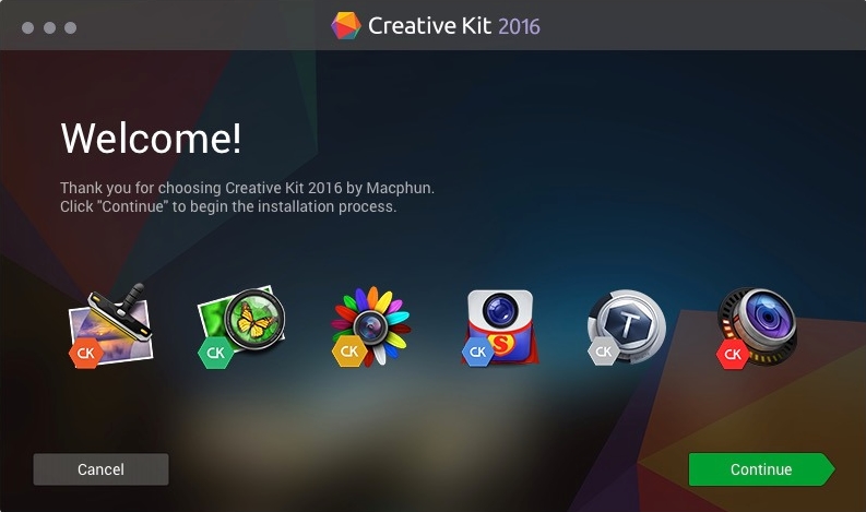 Creative Kit 2016 1.0 : Main Window