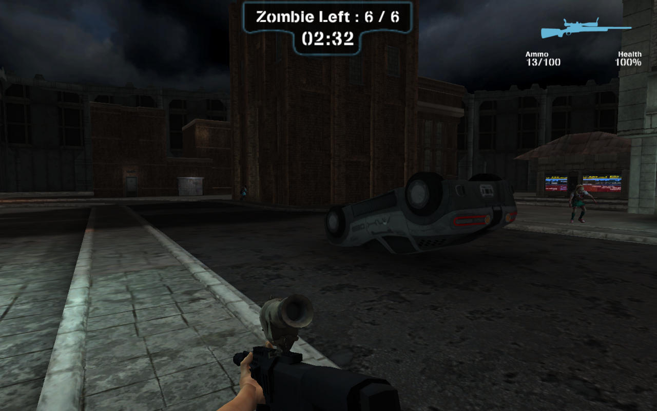 Zombie Sniper 2 1.0 : Main Window