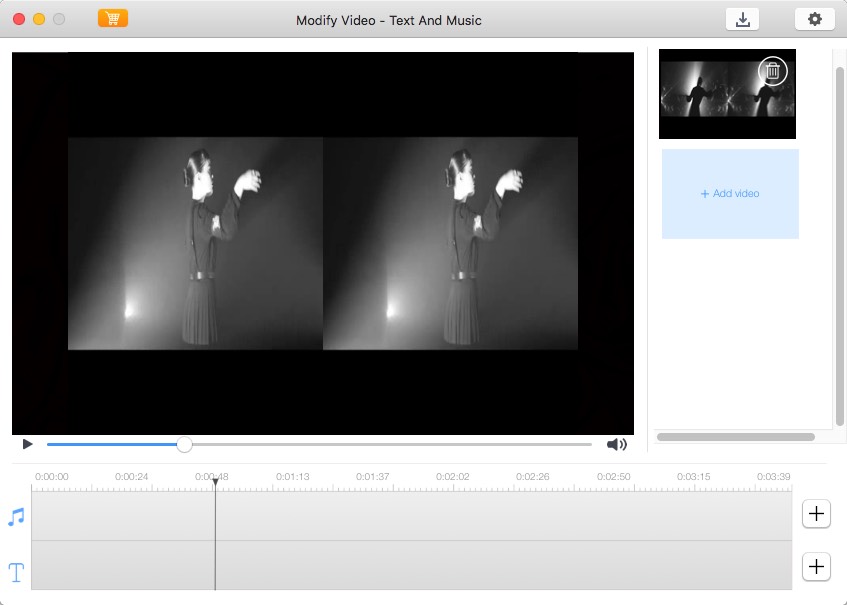 Modify Video - Text And Music 4.5 : Add File