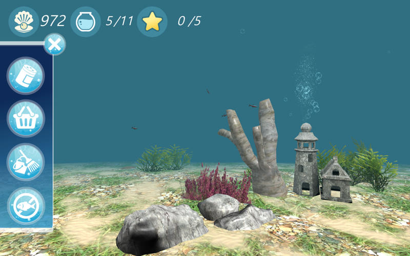 Goldfish Aquarium 3D 1.0 : Main Window
