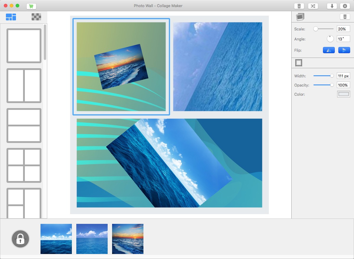 Photo Wall - Collage Maker 3.5 : Edit Window