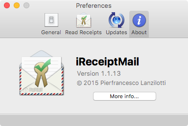 iReceiptMail 1.1 : About