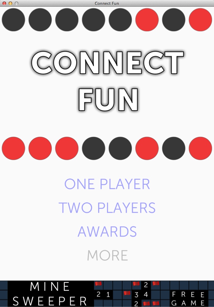 Connect Four Fun 1.4 : Main Menu