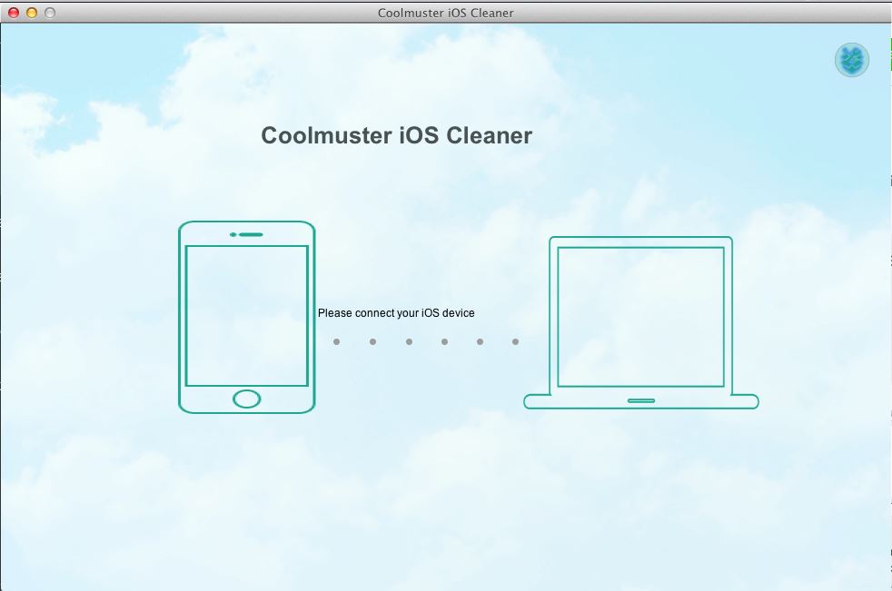 Coolmuster iOS Cleaner 2.0 : Main window