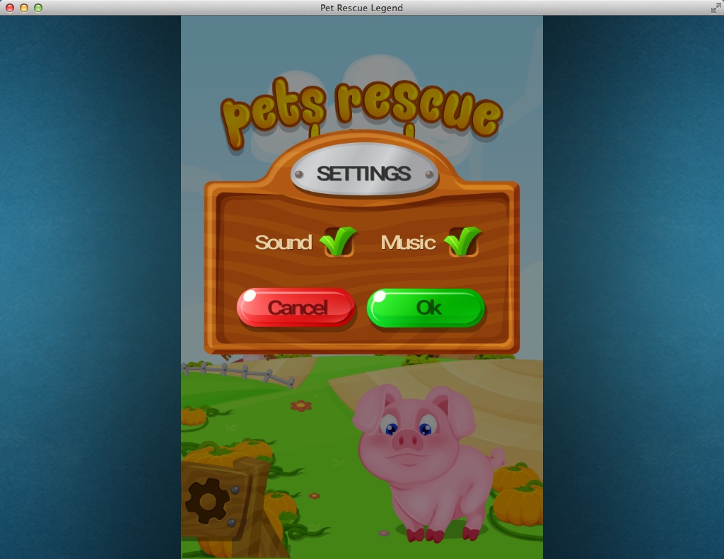 Pet Rescue Legend 1.0 : Game Options