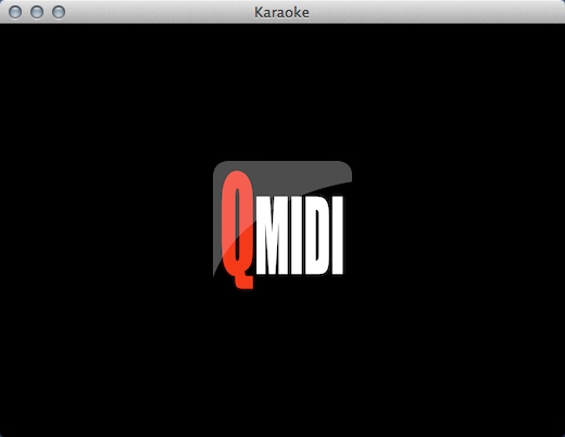 QMidi 2.5 : Karaoke Window